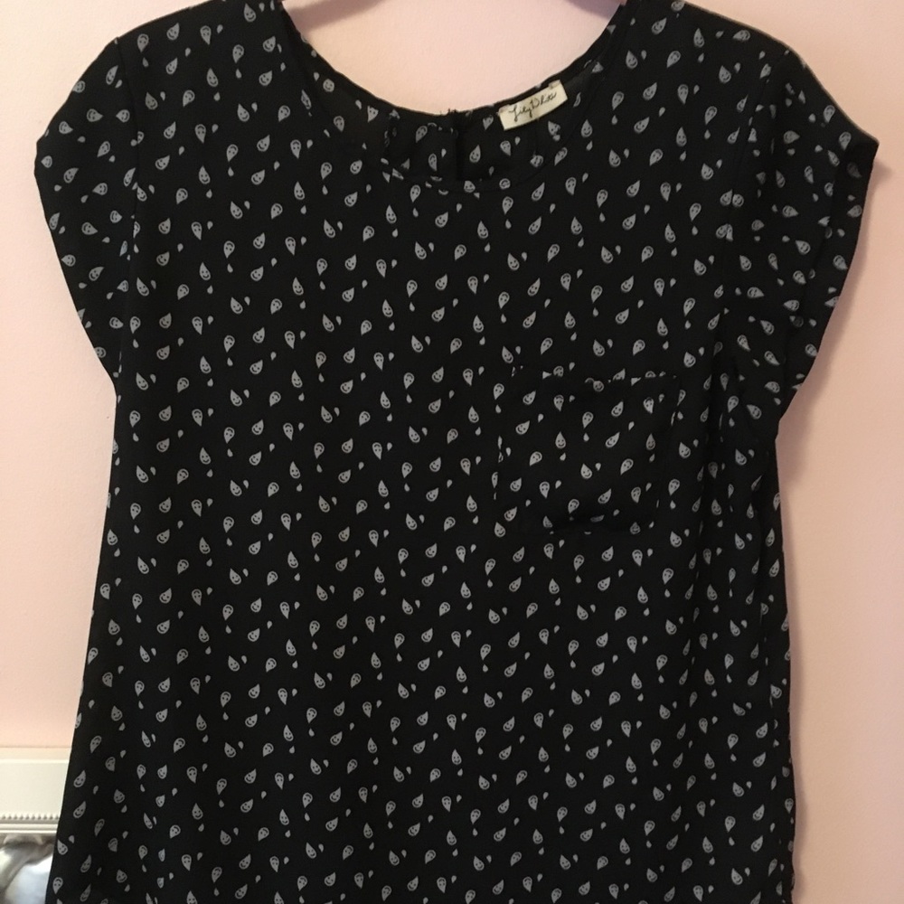 Black size small dress blouse